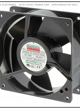 UF12AM23-BTHR-F【FAN AXIAL 120X38MM 230VAC】