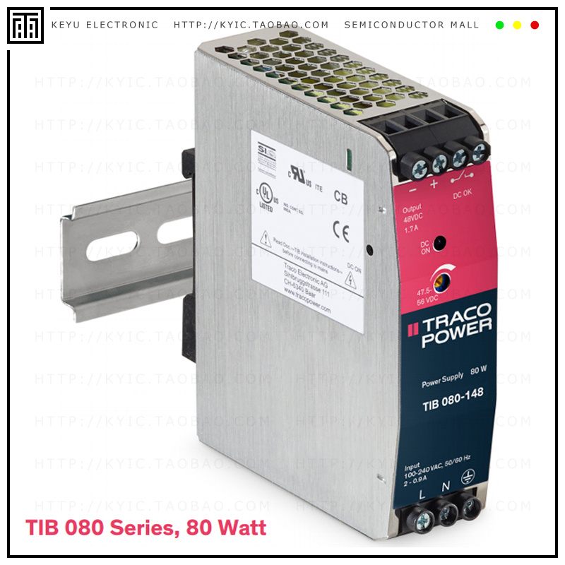 TIB 080-148【AC/DC DIN-RAIL OUTPUT PWR W 80 I】