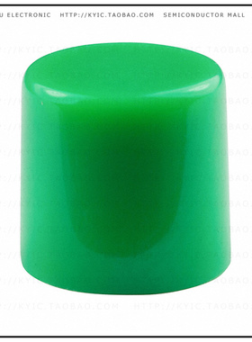 AT443F【CAP PUSHBUTTON ROUND GREEN】