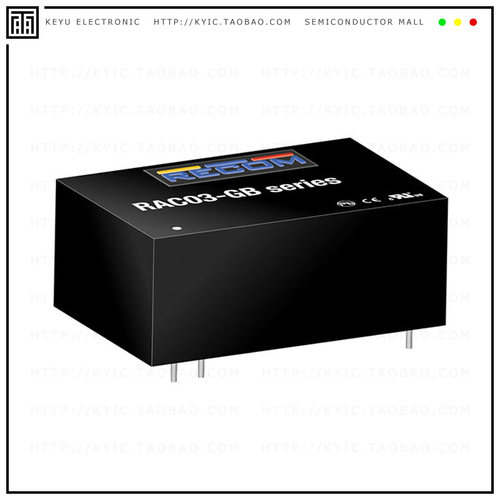 RAC03-12SGB【CONV AC/DC 3W 85-305VIN 12VOUT T】