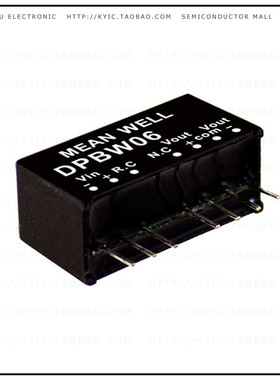 DPBW06G-12【DC DC CONVERTER +/-12V 6W】