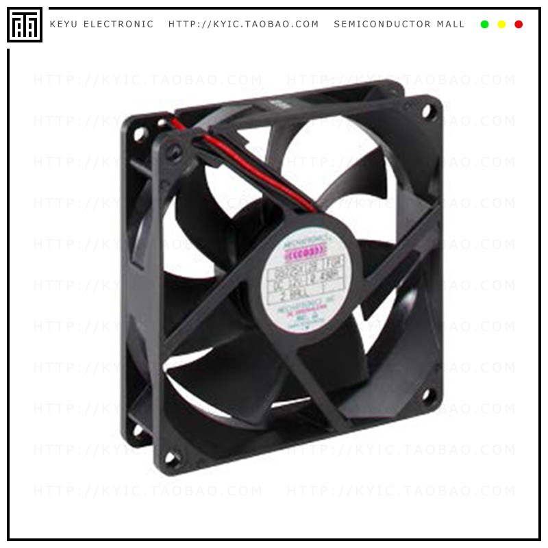 G9225S05B2-FSR【FAN AXIAL 92X25MM BALL 5VDC WIRE】