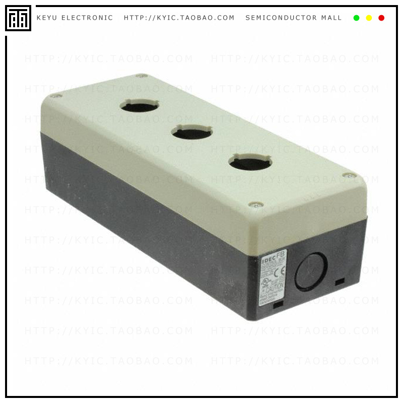 FB3W-311Z【ENCLOSURE 3 HOLE BOX BEIGE】