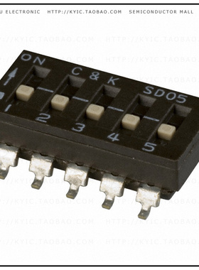 SD05H0SB【SWITCH SLIDE DIP SPST 100MA 25V】