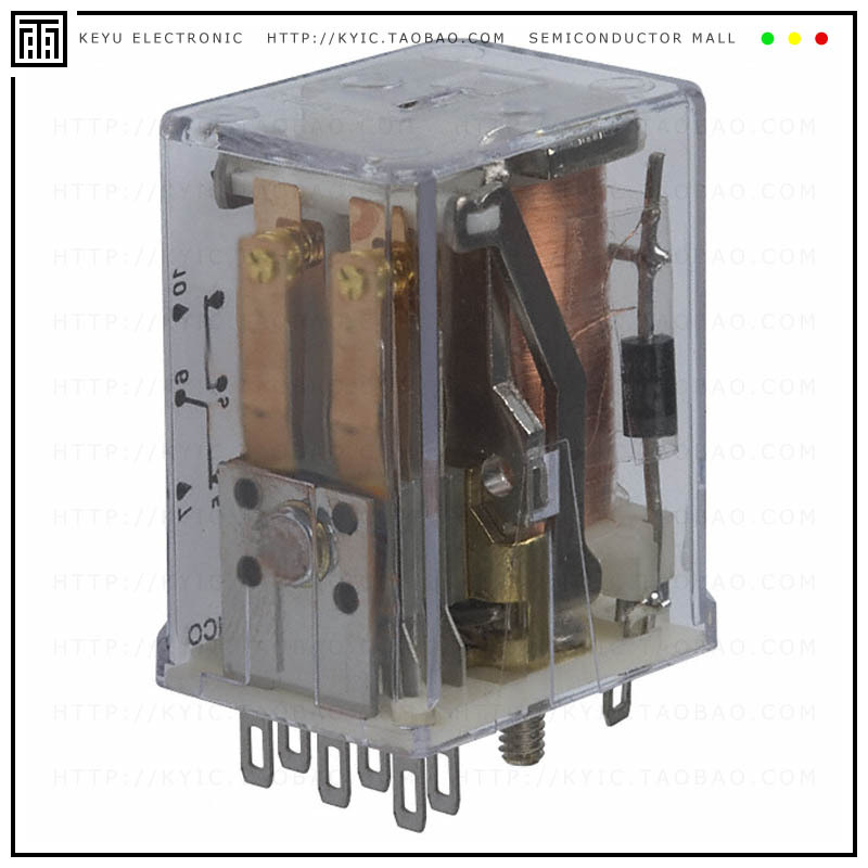 R10-E1X2-S800【RELAY GEN PURPOSE DPDT 5A 12V】