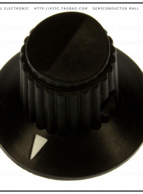 11K5015-KMNB【KNOB PLASTIC 1/4' DIA BLACK】