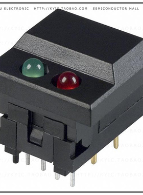 5511MBLKREDGRN【SWITCH PUSH SPDT 0.03A 12V】