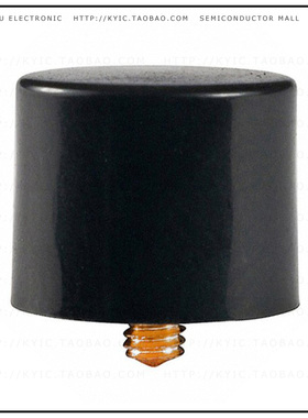 AT407A【CAP PUSHBUTTON ROUND BLACK】