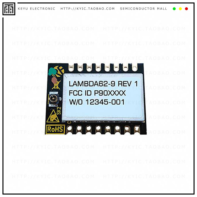 LAMBDA62C-9S【915MHZ LORA TRX MODULE SX1262 SM】