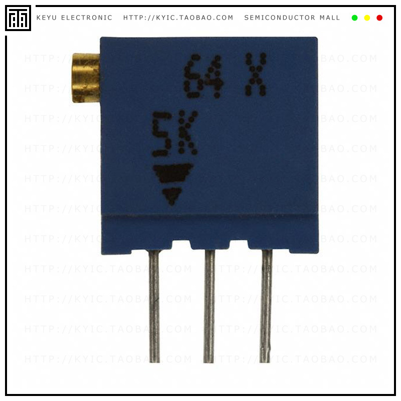 M64X502KB40【TRIMMER 5K OHM 0.5W PC PIN SIDE】