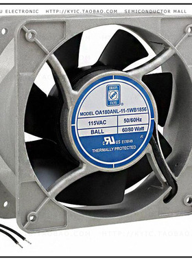 OA180ANL-11-1WB1856【FAN AXIAL 180X65MM 115VAC WIRE】