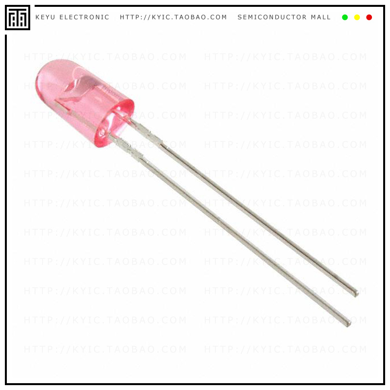 HLMP-AD06-P0000【LED RED CLEAR 5MM OVAL T/H】