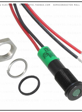 Q6F3BXXG12E【LED PM INDICATOR FLUSH GRN】