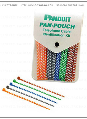 PP5X50F【POCKET POUCH W/ASST CABLE TIES】