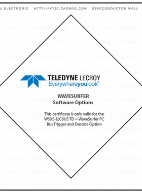 WSXS-I2CBUS TD【I2CBUS TRIGGER/DECODE-WAVESURFER】