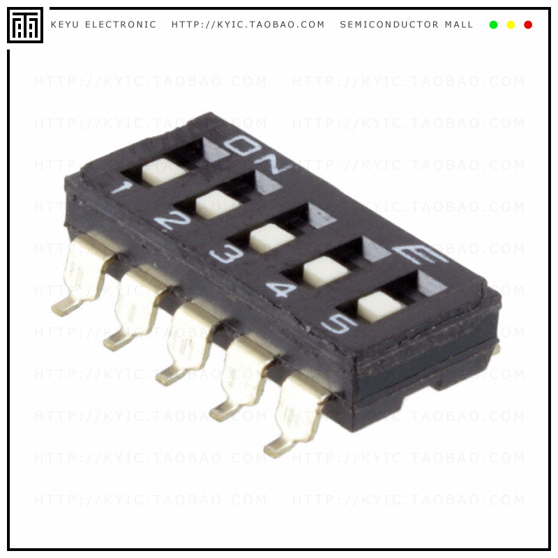 KAE05TGGT【SWITCH SLIDE DIP SPST 25MA 24V】