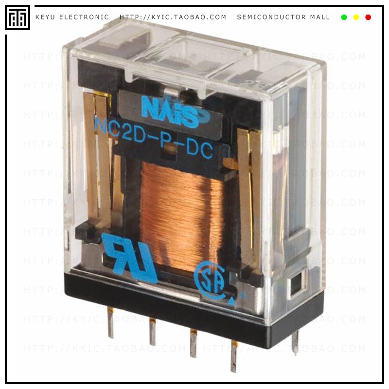 NC2D-P-DC6V【RELAY GENERAL PURPOSE DPDT 5A 6V】