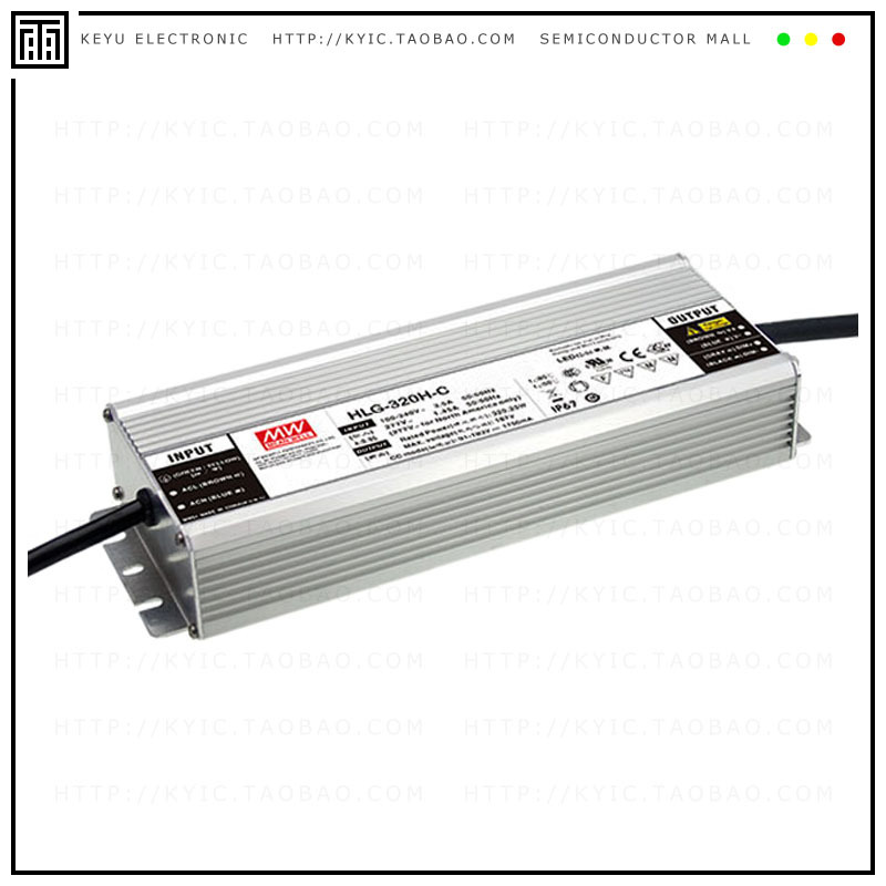 HLG-320H-C3500B【LED DRIVER CC AC/DC 46-91V 3.5A】