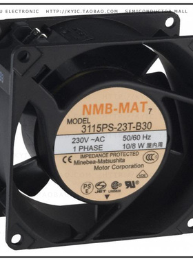 3115PS-23T-B30-A00【FAN AXIAL 80X38MM 230VAC TERM】