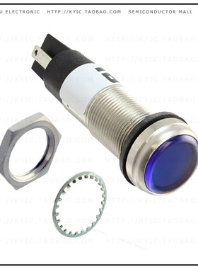 6561404304F【LED 1/2' FLAT BLUE 24VDC TERM】