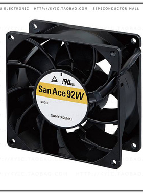 9WL0912P1H001【FAN 92X38MM 12VDC IP68 TACH/PWM】