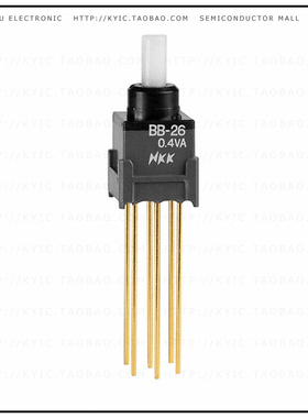 BB26AW【SWITCH PUSH DPDT 0.4VA 28V】
