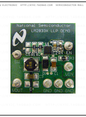 LM2833XSDEVAL【BOARD EVAL LM2833 1.5MHZ 10LLP】