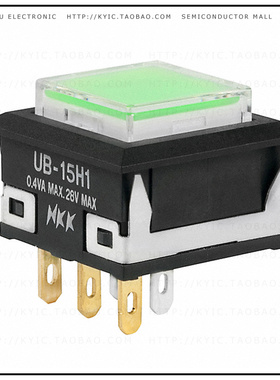 UB15KKG015F-JF【SWITCH PUSH SPDT 0.4VA 28V】