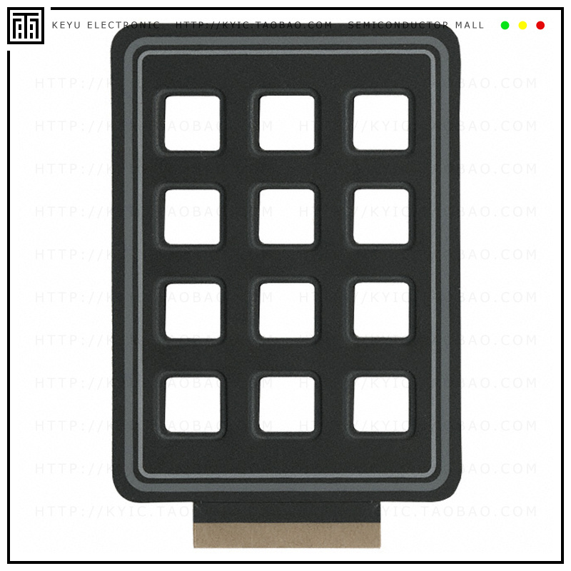 88-101【CLEAR OVERLAY FOR 12 KEY KEYPAD】