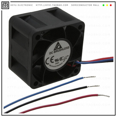 FFB0412VHN-BR00【FAN AXIAL 40X40X28MM 12V WIRE】