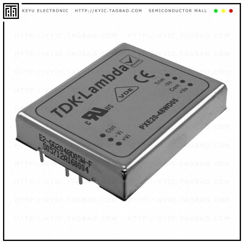 PXE2048WD05【DC DC CONVERTER +/-5V 20W】