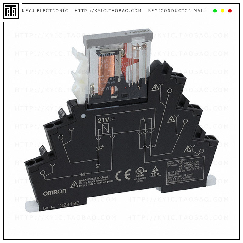 G2RV-SR500 DC12【RELAY GEN PURPOSE SPDT 6A 12V】