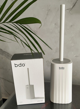 bdo海浪纹马桶刷北欧沥水挂壁式厕刷免打孔卫生间白色清洁刷轻奢