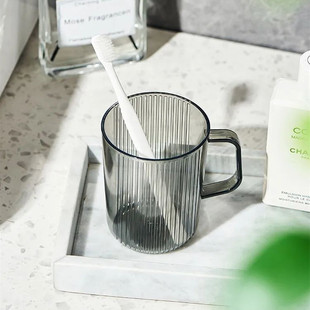 bdo轻奢透明漱口杯大号亲子加厚牙杯刷牙杯把手简约创意家用牙缸