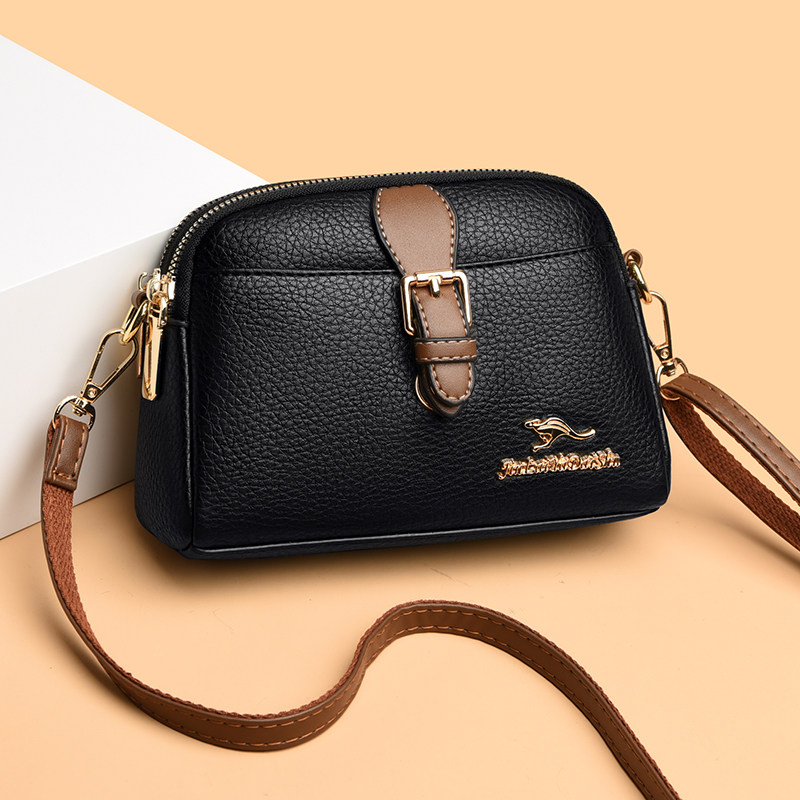 袋鼠正品真皮牛皮软皮女包2023新款时尚百搭中年妈妈包单肩斜挎包,箱包皮具/热销女包/男包,通用款女包,淘宝优惠券,粉丝福利购,淘宝优惠卷