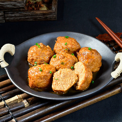 粮农星厨狮子头肉丸商用半成品