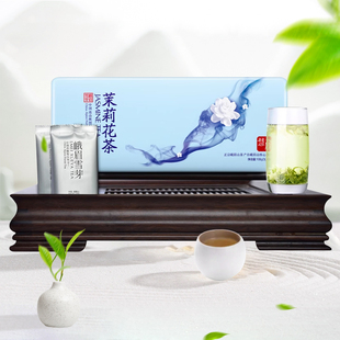 峨眉雪芽茉莉花茶慧欣108g浓香型四川花毛峰礼盒