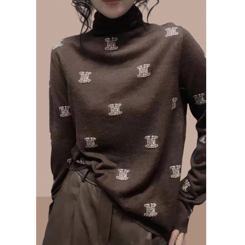 韩国2025秋冬新款女针织衫毛衣打底衫上衣高领大尺码女装洋派时尚,女装/女士精品,大码内搭,淘宝优惠券,粉丝福利购,淘宝优惠卷