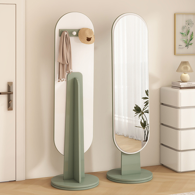 新款拼色挂衣可旋转全身镜