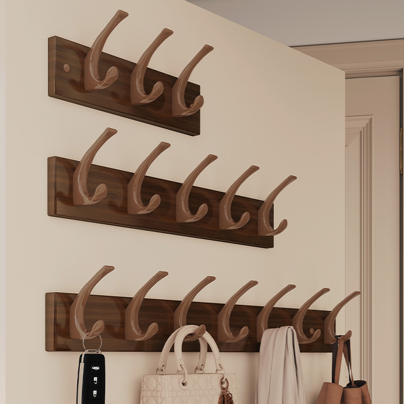 挂衣架墙上壁挂创意入户门口玄关挂衣钩进门后衣帽衣服挂钩免打孔