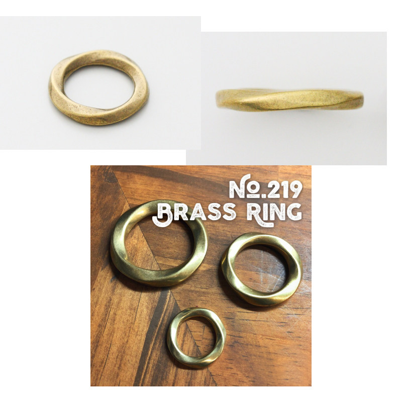 HANDMADE LEATHER GOODS DIY BRASS TWIST ROTATING RING BAG STRAP CONNECTING RING SEAMLESS INTEGRATED CIRCLE