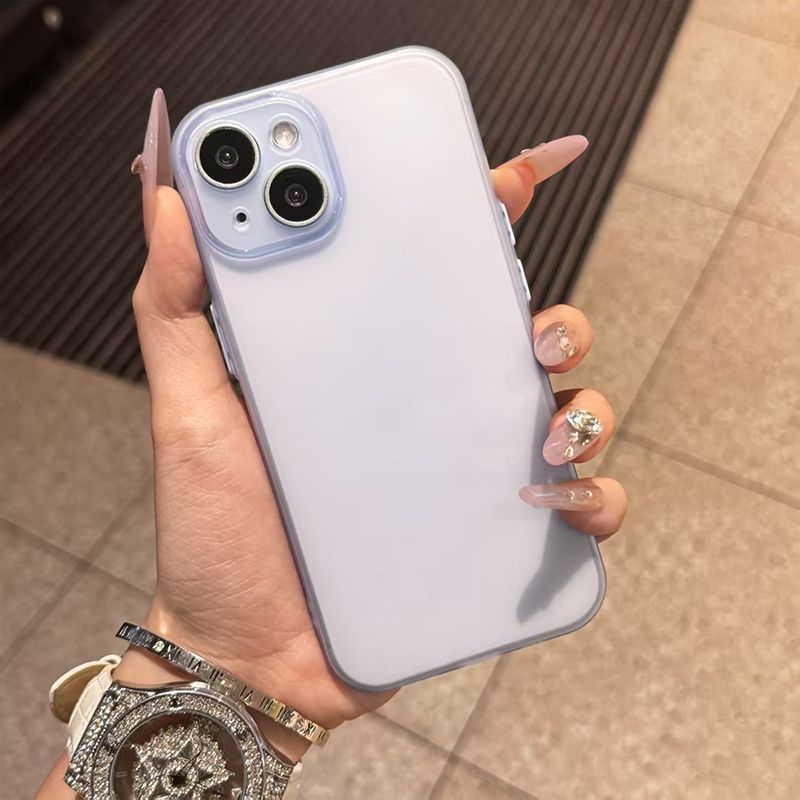 【手感好，薄至0.7mm】超薄磨砂糖果色tpu适用于苹果16/15promax手机壳iPhone15全包软硅胶plus新款13/14防摔