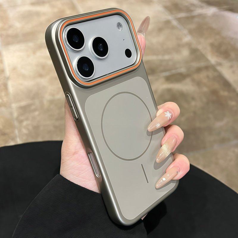 新款秒变17背板适用苹果17promax手机壳iPhone16pro【超薄硬壳-内置磁吸】15plus亲肤感磨砂14pro/13防摔套17