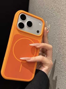 【Ai拍照按键】适用苹果iPhone17Promax细圈磁吸手机壳苹果16promax液态硅胶15pro/14多巴胺防摔肤感高级感13