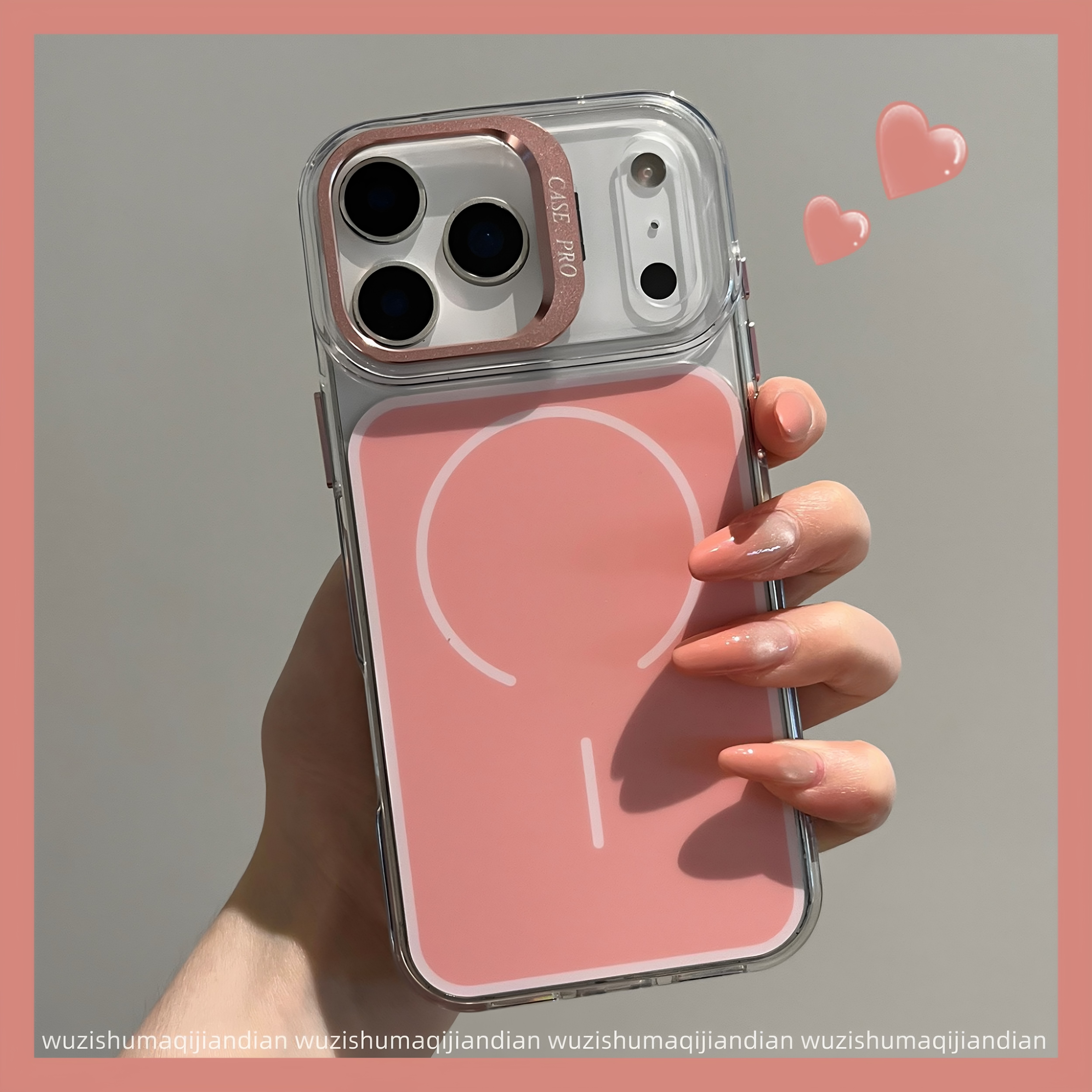 适用苹果iPhone17promax手机壳亮彩双色13p磁吸摄像头镜头支架16粉色AIR日韩15pm透明14pm保护套12男女11新款