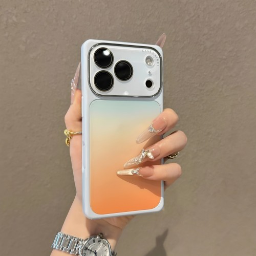 iPhone17渐层撞色手机壳防摔