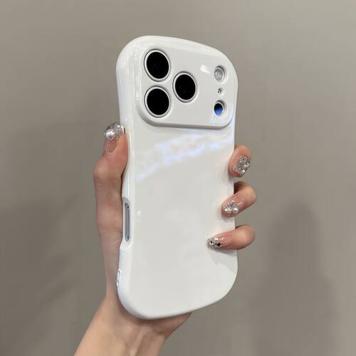 ins简约纯色小蛮腰适用苹果17promax手机壳iPhone16promax高级感15/14男女新款13pro软防摔保护套12/11超好看