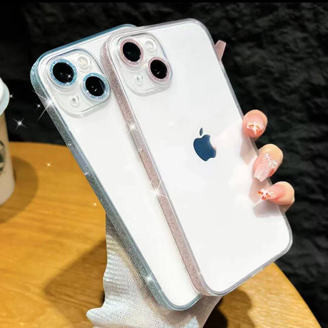 闪钻奢侈高档透明适用苹果13手机壳苹果12女生iPhone12promax套壳