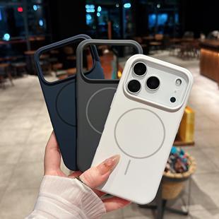 AI触控键一体全包适用苹果16promax手机壳液态硅胶iPhone17pm磁吸15防摔保护套14简约纯色13p高级感12p女款11