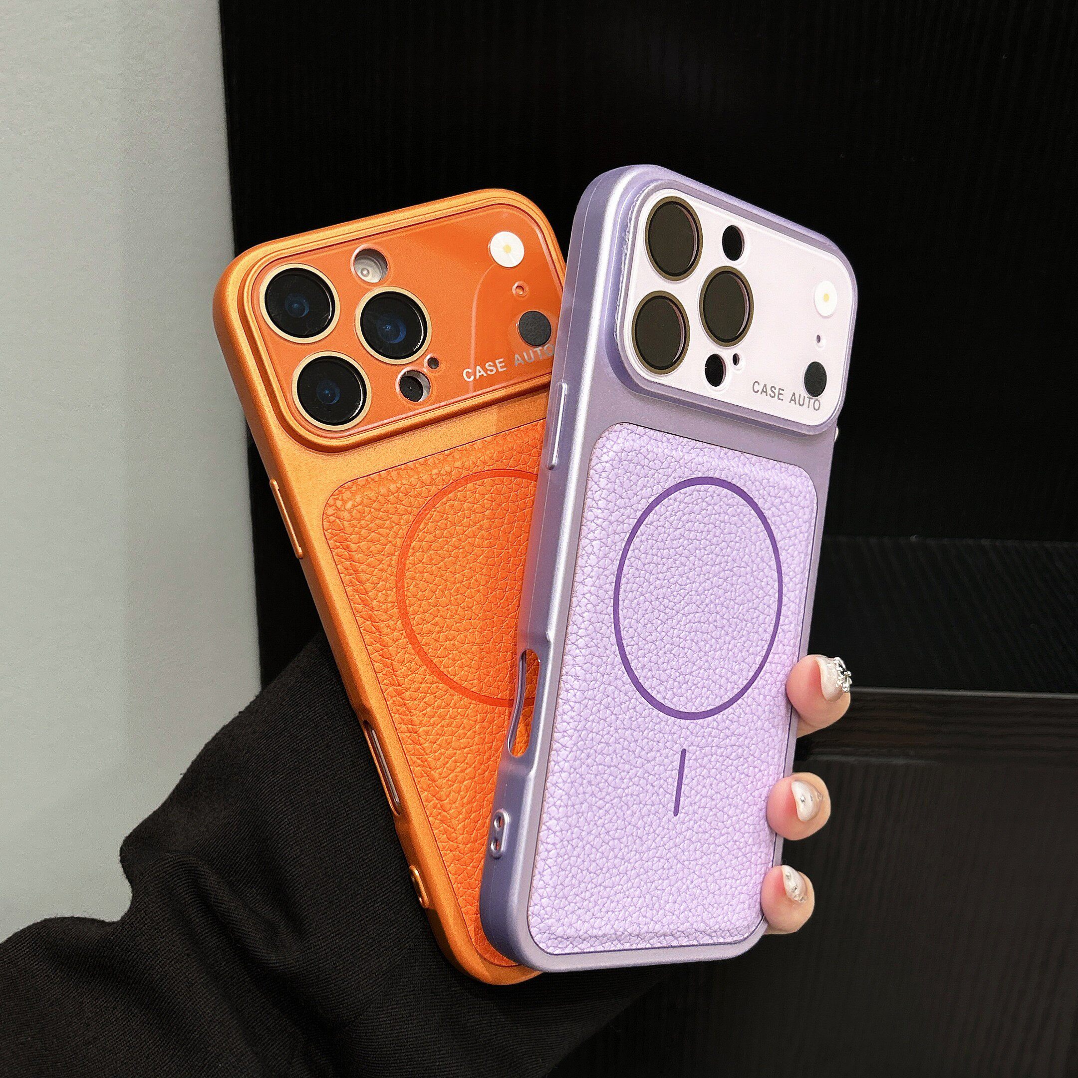 秒变17皮纹大视窗适用苹果17promax手机保护壳iPhone16新款镜头全包15磁吸防摔14pm超火ip13高级感女款12保护